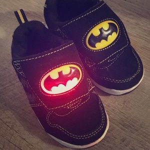 Toddler Batman Light Up shoes